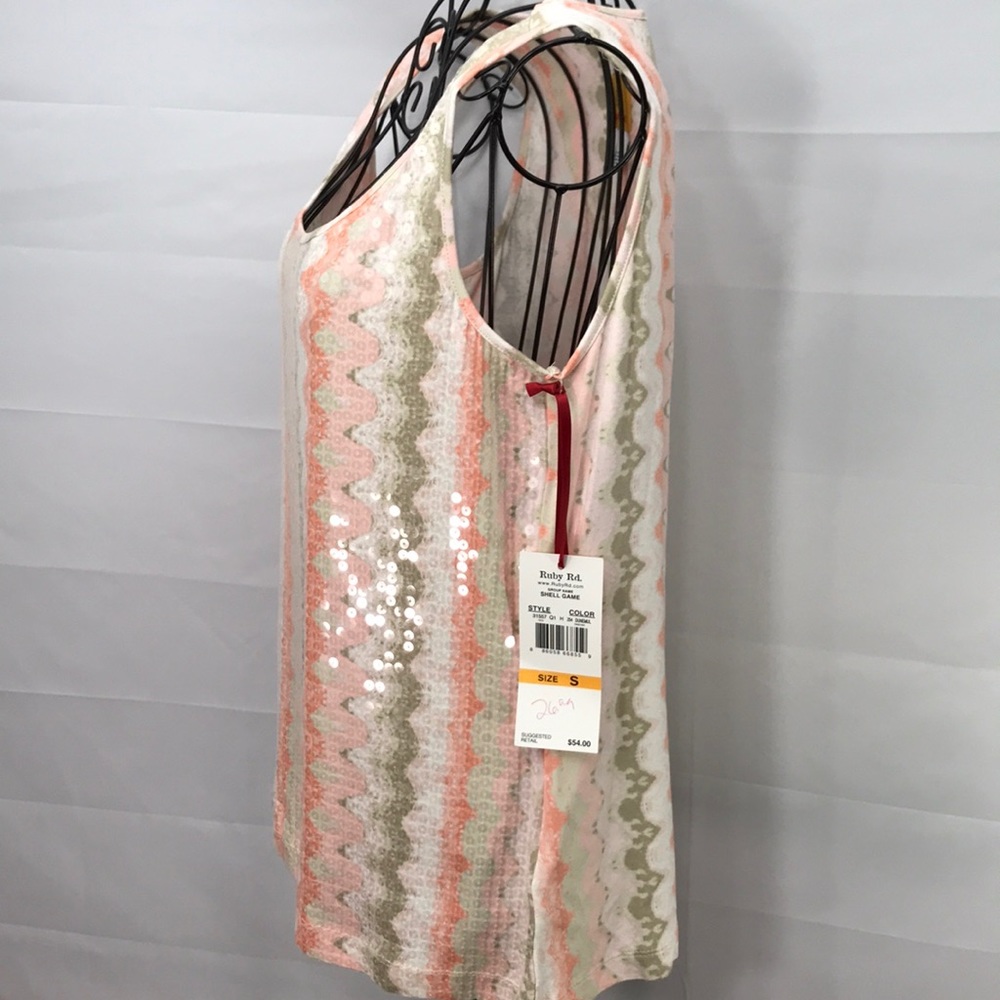 Ruby Rd Sequence Tank 🆕 Size Small - Picture 4 of 7